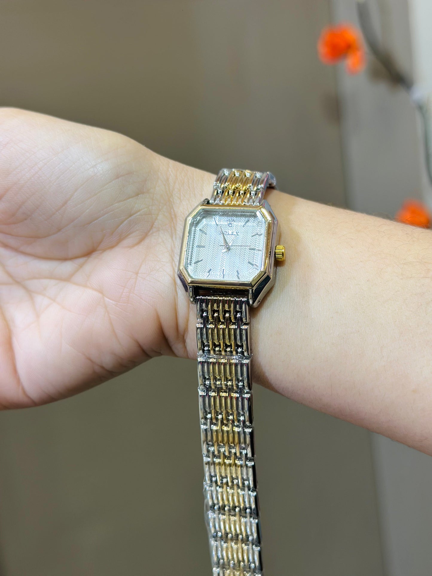 Cartier Mini Squared Women Watch (Two-Tone)
