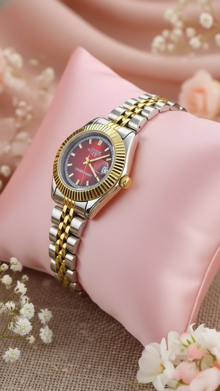 Rolex Premium Two-Tone (Reddish Dial)