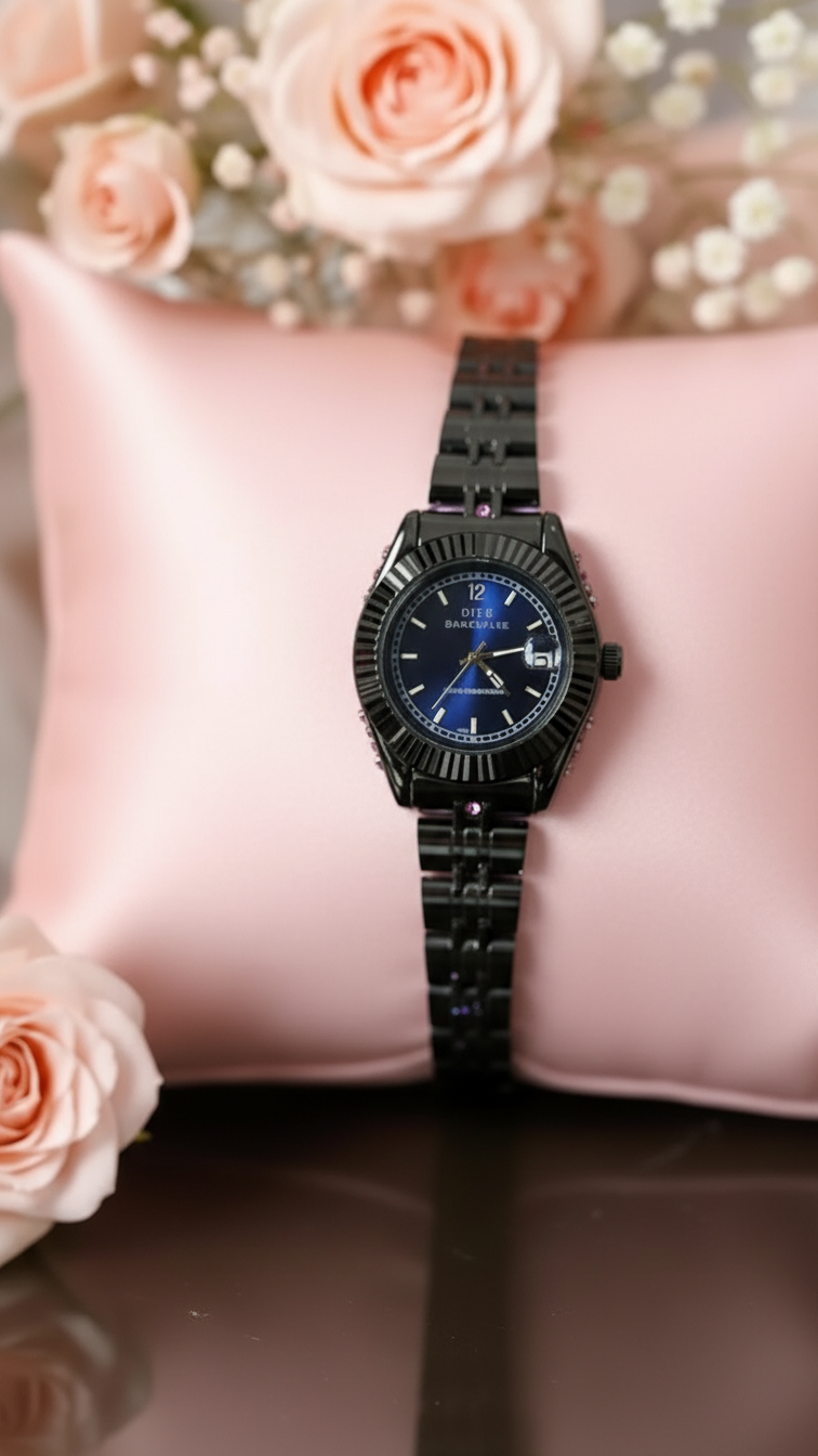 Rolex Premium Black (Blue Dial)