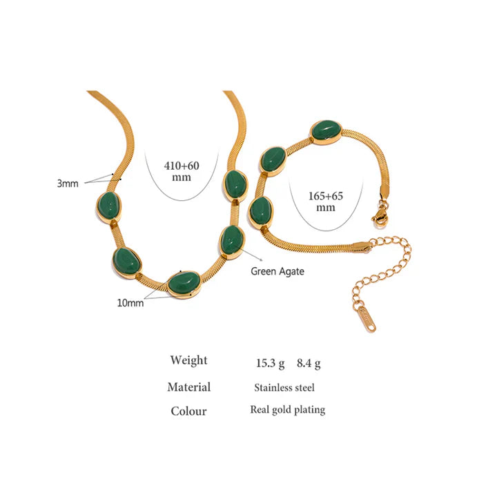 Agate Stainless Steel Set