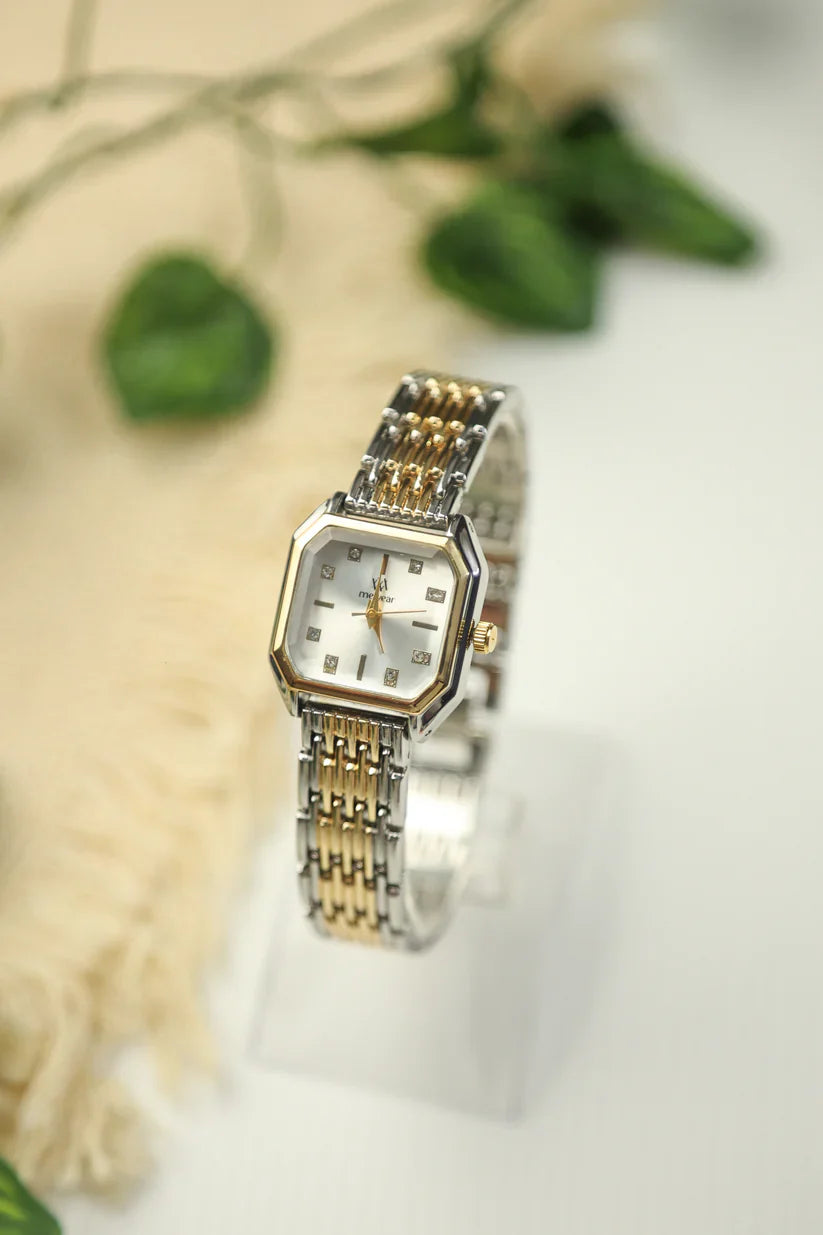 Cartier Mini Squared Women Watch (Two-Tone)