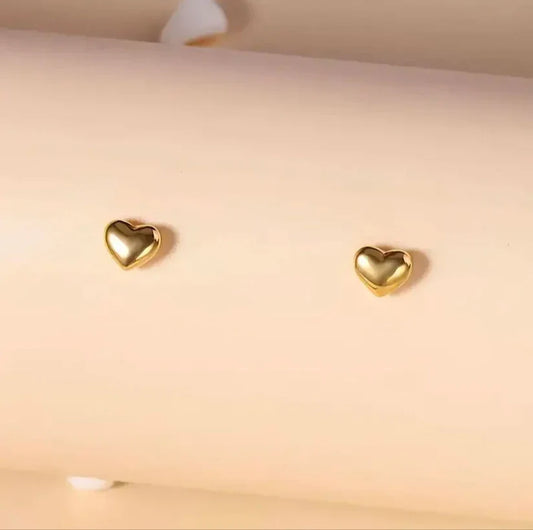 Gold Hear Earring