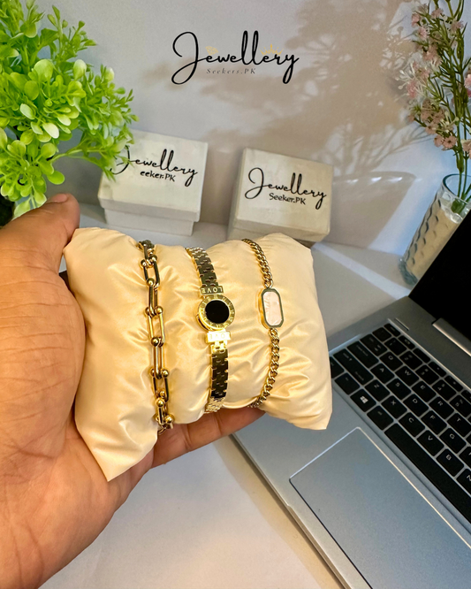 Black & White with Chain Combo 3pcs