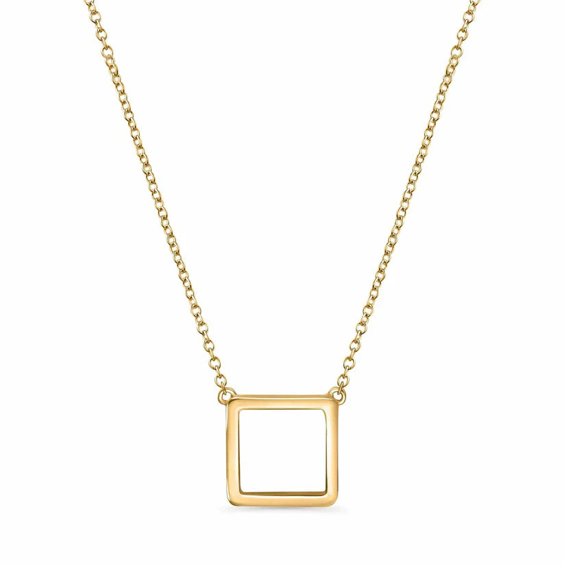 Square Hollow Necklace
