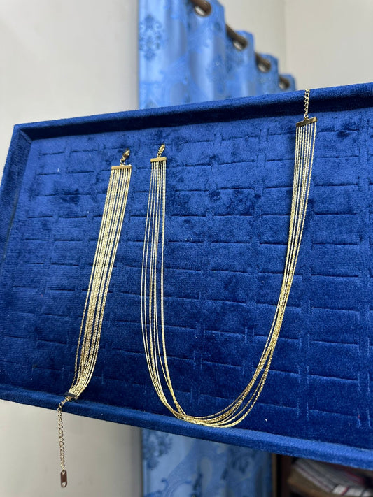 Stainless Steel multi Chain Set