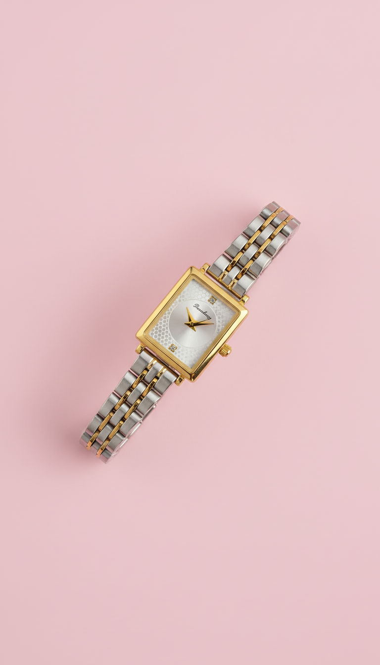 Petite Emerald Two Tone Women Watch