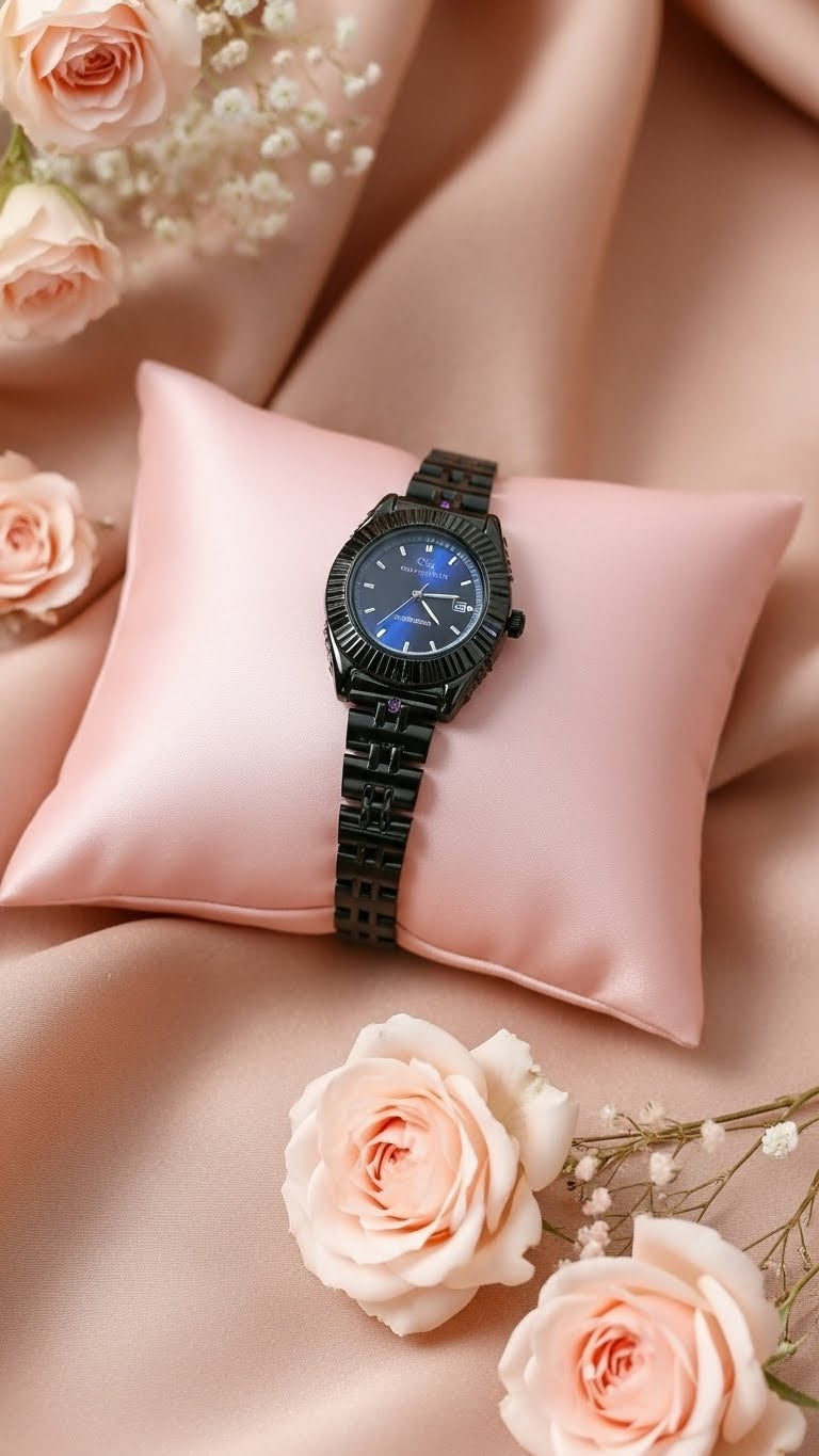 Rolex Premium Black (Blue Dial)